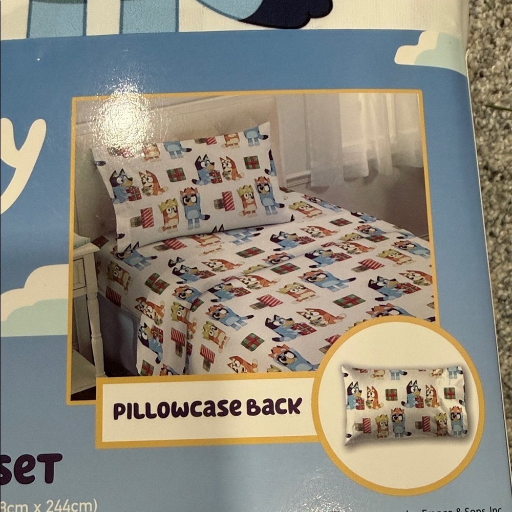 Bluey Twin Sheet Set - Colorful Design - Picture 6 of 6